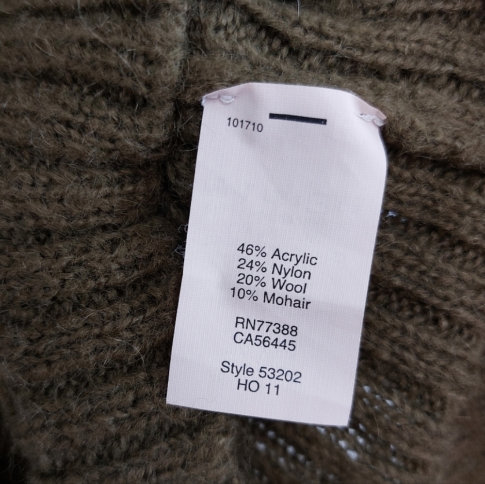 J. Crew Wool Mohair Cable Knit Sweater - Picture 7 of 8